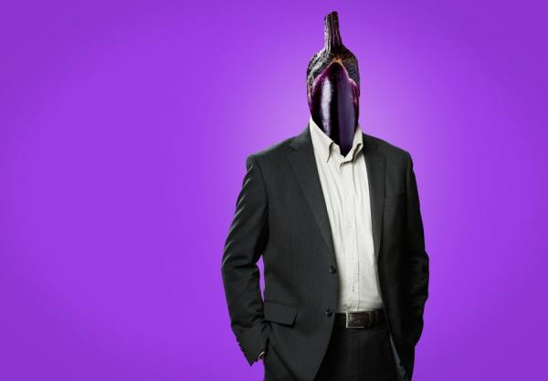 Photograph Keith Tsuji Mr Eggplant on One Eyeland