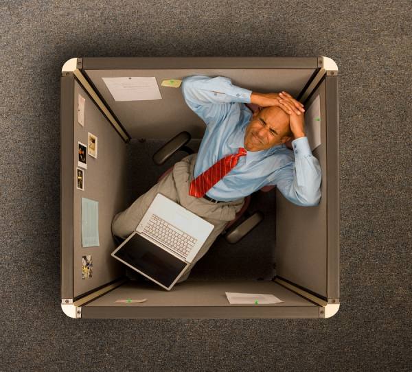 Photograph John Lund Cubicle on One Eyeland