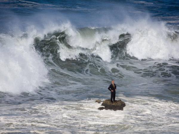 Photograph John Lund Waves on One Eyeland