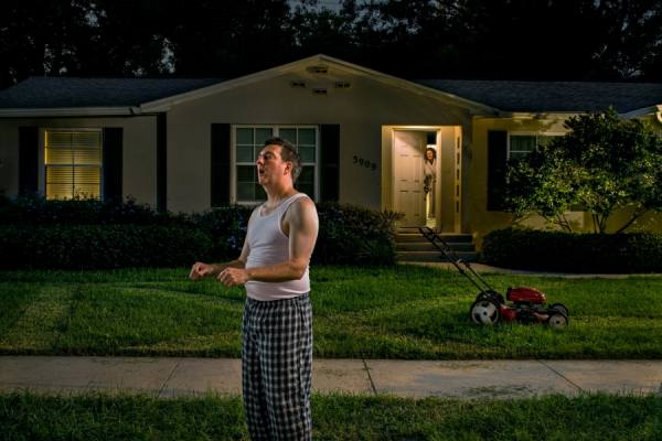 Photograph Steve Widoff Somnambulistic Tendancies Sleep Mowing on One Eyeland