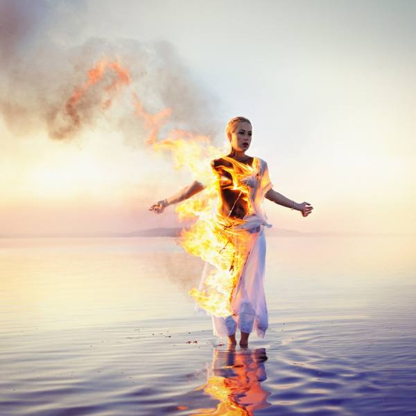 Photograph Irina Roik Fire on One Eyeland