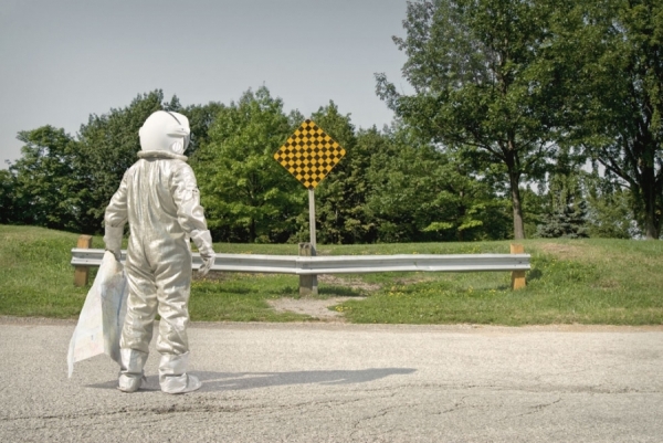 Photograph Joseph Marranca A Lost Astronaut on One Eyeland