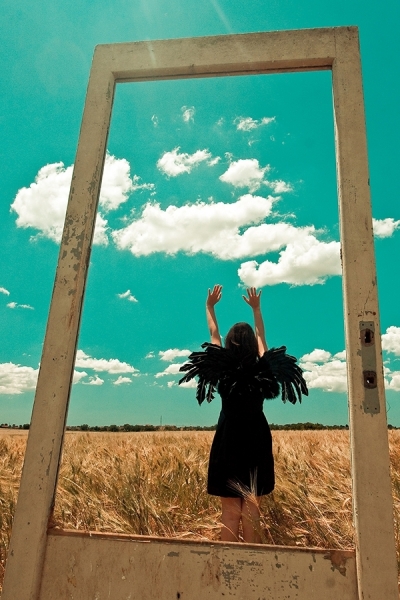 Photograph Matteo Mignani And A Surrealist Angel on One Eyeland