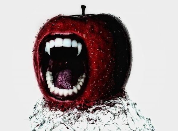 Photograph Stefan Amer Apple Bites Back on One Eyeland