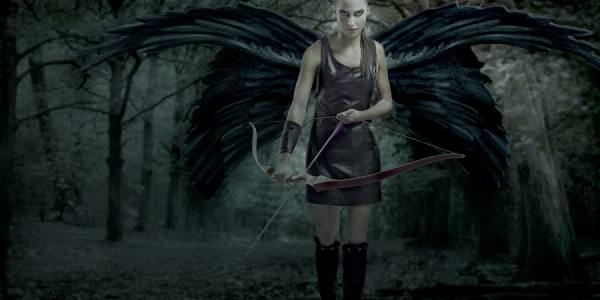 Photograph Lisa Saad Archangel Diana on One Eyeland