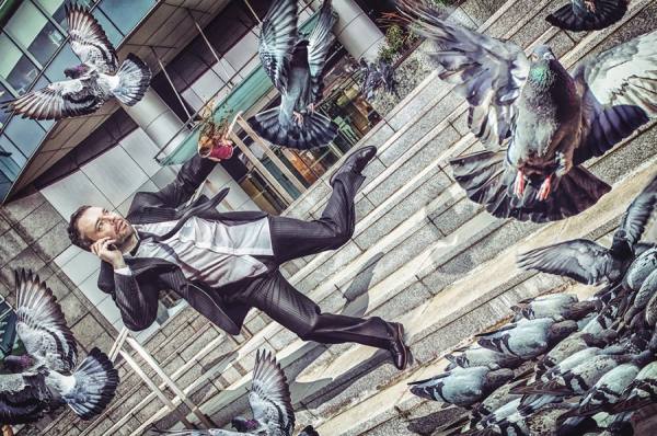 Photograph Lee Howell Bankers Fall From Grace on One Eyeland
