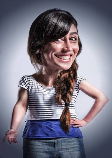 Photograph Lee Howell Caricature 4 on One Eyeland