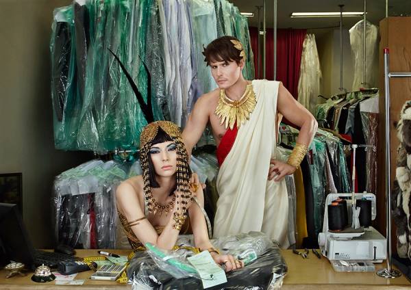 Photograph Rebecca Handler Cleopatra And Caesar on One Eyeland