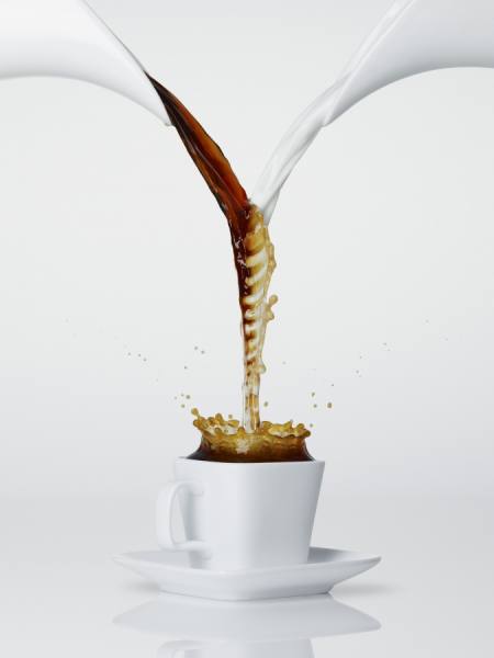 Photograph Marc Tule Coffee And Milk Pour on One Eyeland