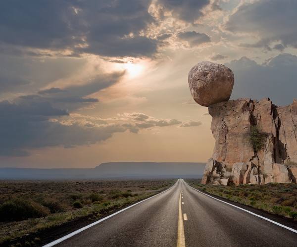 Photograph John Lund Dangerous Road on One Eyeland