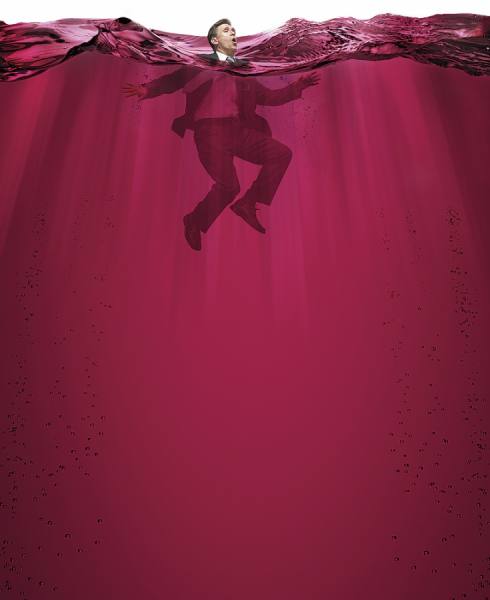 Photograph John Kuczala Drowning In Drink on One Eyeland