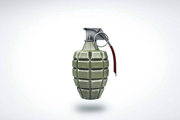 Photograph Chris Clor Grenade on One Eyeland