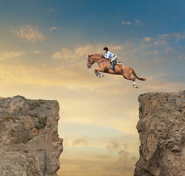 Photograph John Lund Horse Jump on One Eyeland