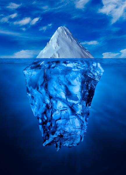 Photograph Don Farrall Iceberg on One Eyeland