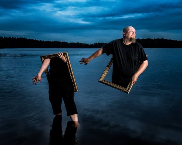 Photograph Petri Damsten In Two Halves on One Eyeland