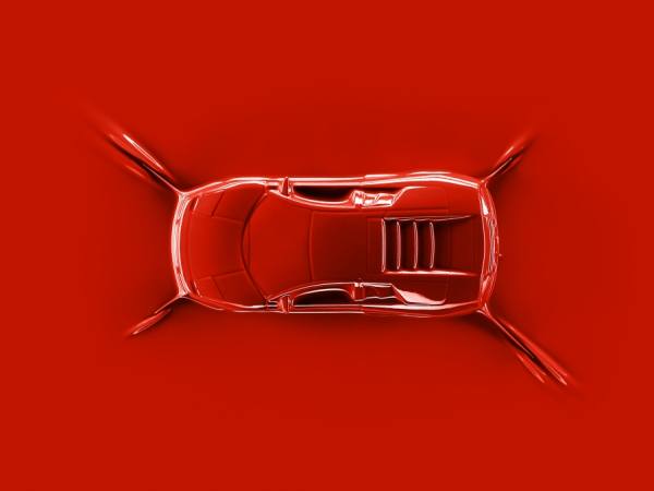Photograph Marc Tule Latex Car on One Eyeland
