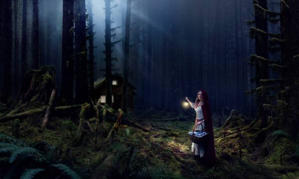 Photograph Nick Hall Little Red Riding Hood on One Eyeland