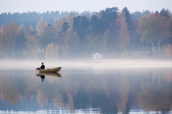 Photograph Mikko Lagerstedt Lonely Fisher Ii on One Eyeland