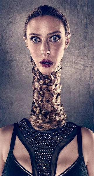 Photograph Kremer Johnson Long Hair Neck on One Eyeland