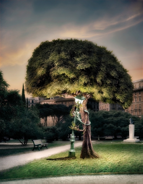 Photograph Alessandro Bavari Low Emission Outdoor Lighting on One Eyeland