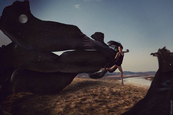 Photograph Serge Akinto Night Came on One Eyeland