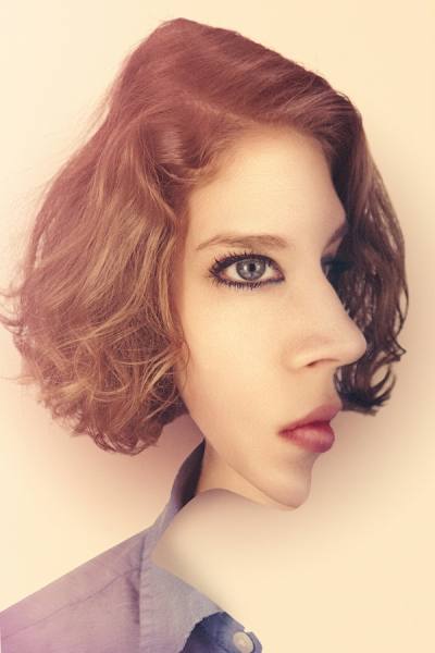 Photograph Timothy Bailey Optical Illusion Portrait on One Eyeland