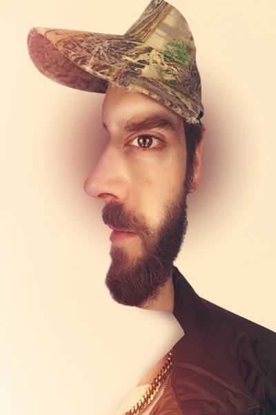 Photograph Timothy Bailey Optical Illusion Portrait on One Eyeland