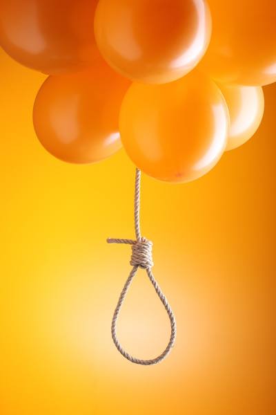 Photograph Mayda Mason Orange Balloons on One Eyeland
