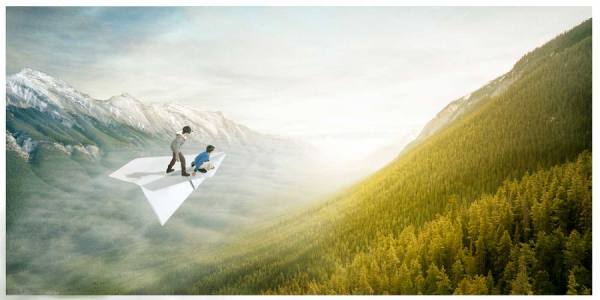 Photograph Ariel Arrieta Paper Airplane on One Eyeland