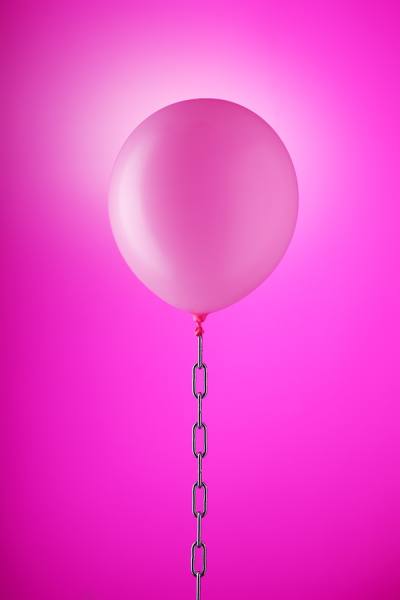 Photograph Mayda Mason Pink Ballon And Chain on One Eyeland
