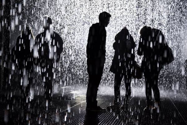 Photograph Nick Dolding Rain Room on One Eyeland