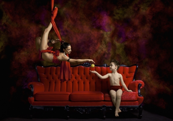 Photograph Lubo Sergeev Red Canape on One Eyeland