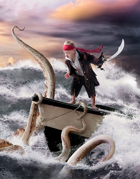Photograph Fedele Studio Sea Monster on One Eyeland