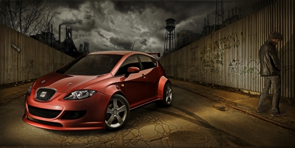 Photograph Chris Clor Seat Leon on One Eyeland
