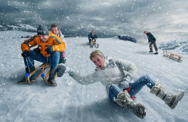 Photograph Adrian Sommeling Snow Race on One Eyeland