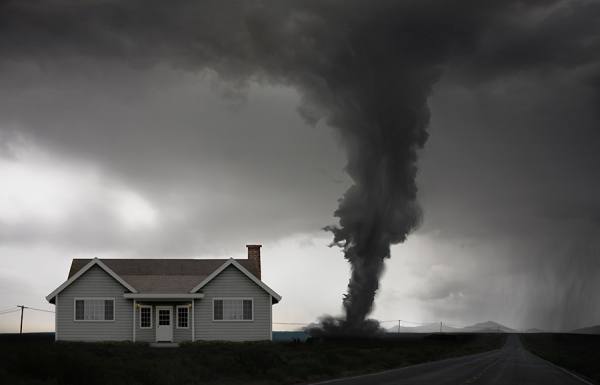 Photograph John Lund Storm Warning on One Eyeland