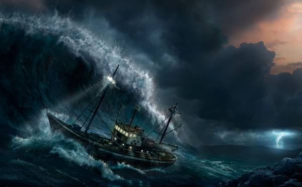 Photograph Chris Clor Stormy Weather on One Eyeland
