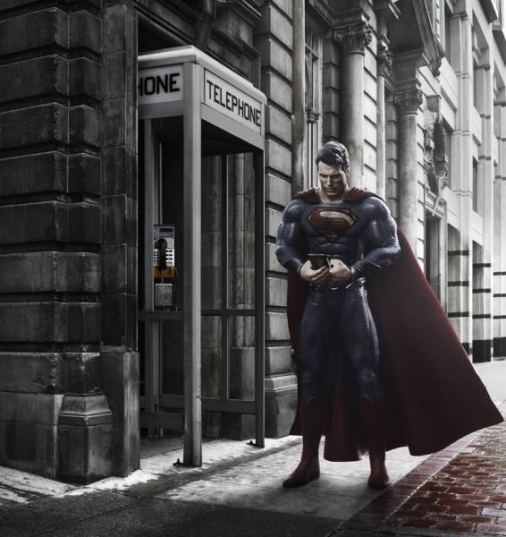 Photograph Ian Pool Superman on One Eyeland