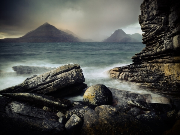 Photograph Julian Calverley The Cuillins From Elgol on One Eyeland