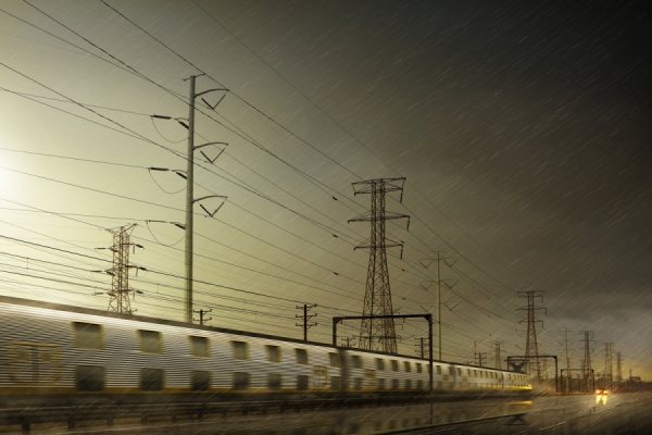 Photograph Chris Clor Train on One Eyeland