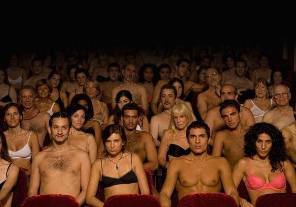 Photograph John Lund Underwear Audience on One Eyeland