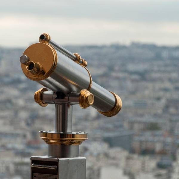 Photograph Vicente Moraga Watching  Eiffel Tower 125th Anniversary on One Eyeland