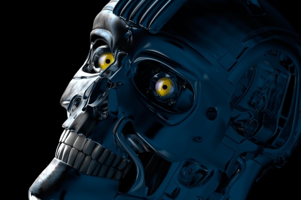 Photograph Colin Thomas Worried Robot on One Eyeland