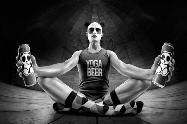 Photograph Adam Mikulski Yoga Beer on One Eyeland