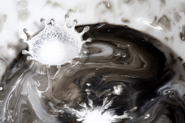 Photograph Renata Lepage Black And Whte Explosion on One Eyeland
