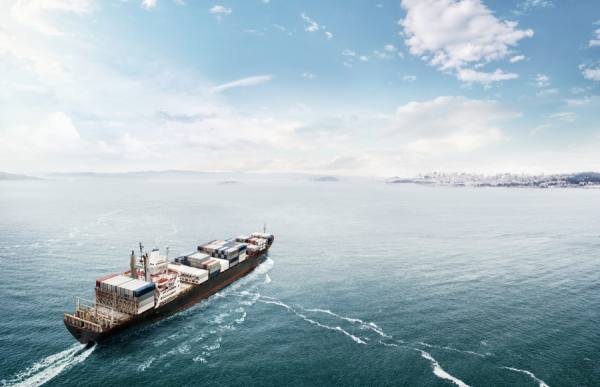 Photograph Nick Hall Cargo Ship Sf on One Eyeland