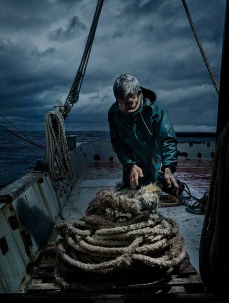 Photograph Dimitris Poupalos Fisherman on One Eyeland
