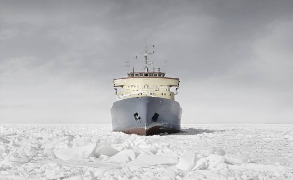 Photograph Sergei Tatarskikh Icebreaker on One Eyeland