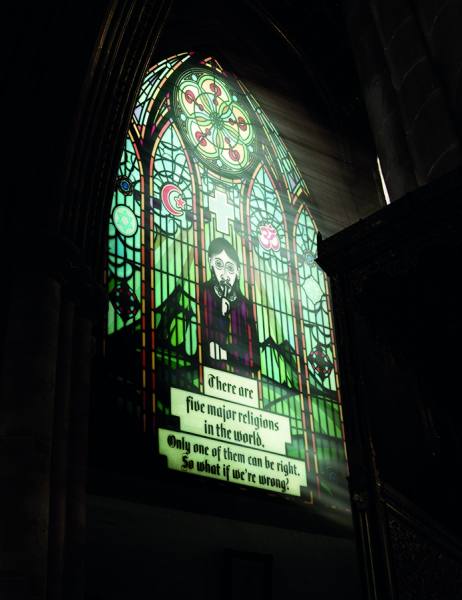 Photograph Jonathan Knowles Agnostic Chapel Five Major Religions on One Eyeland