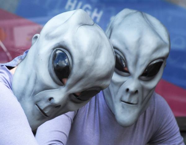 Photograph Mark Wilson Aliens on One Eyeland